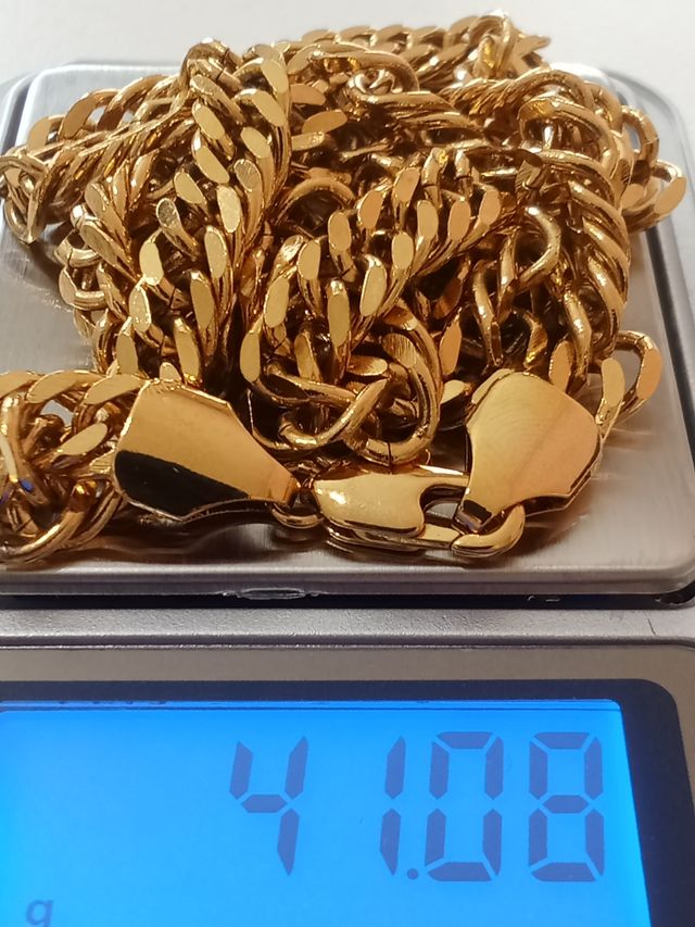 Catena cubana Miami, oro 18 carati