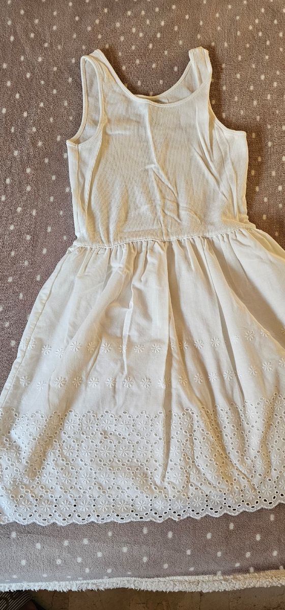 Vestido blanco niña Gap (12 años)