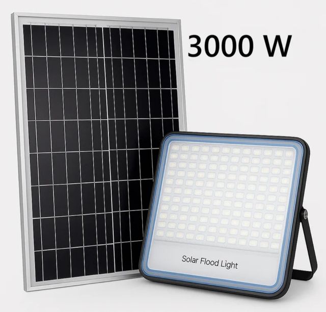 Faro pannello solare 3000W con Telecomando