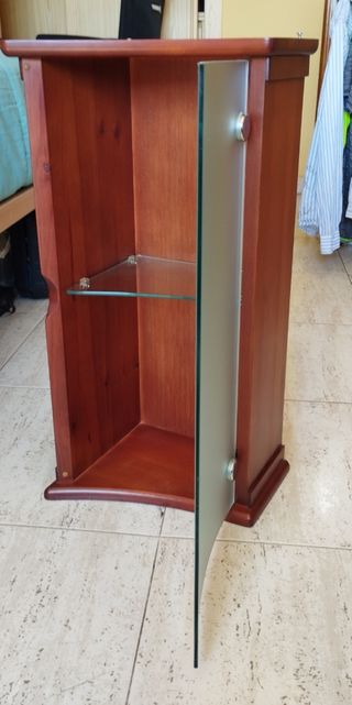 VITRINA RINCONERA MADERA BAÑO