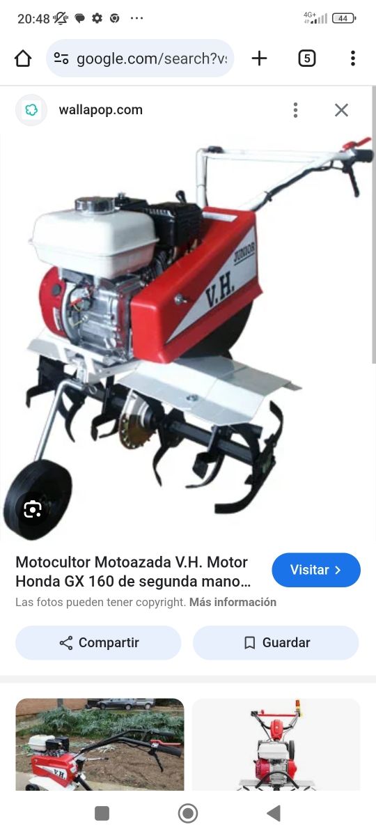 Alquiler motoazada 30 euros
