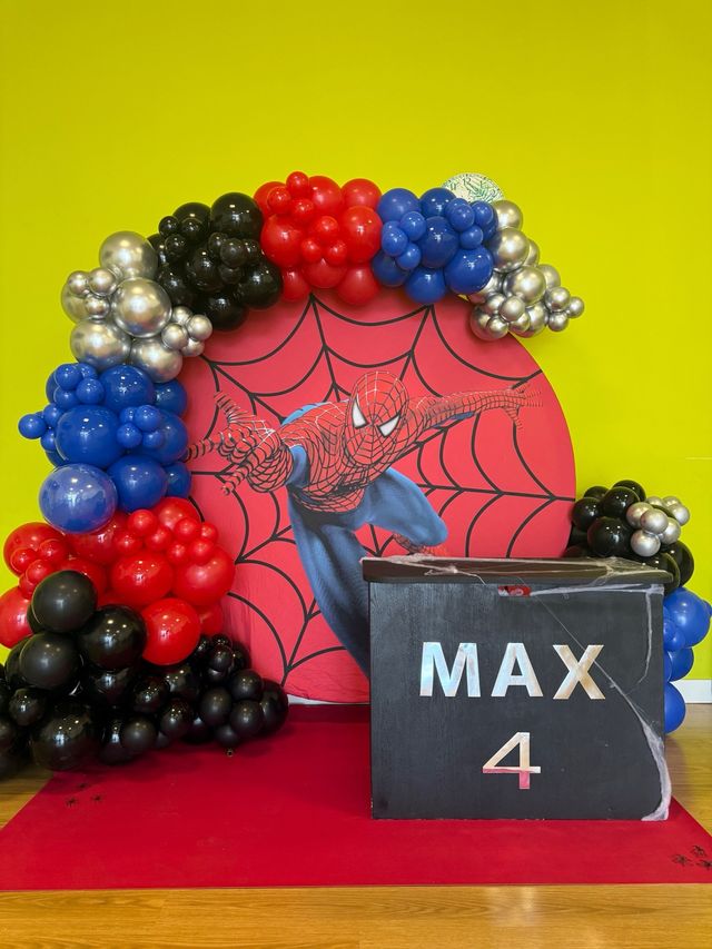 Arco Globos Spiderman - Decoracion Fiesta