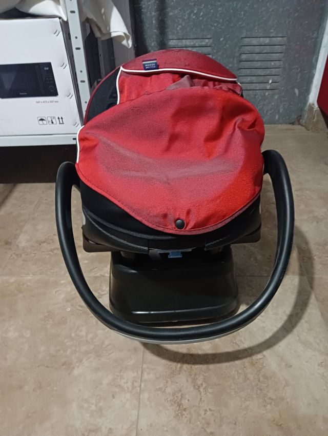 Silla coche bebé Chicco roja