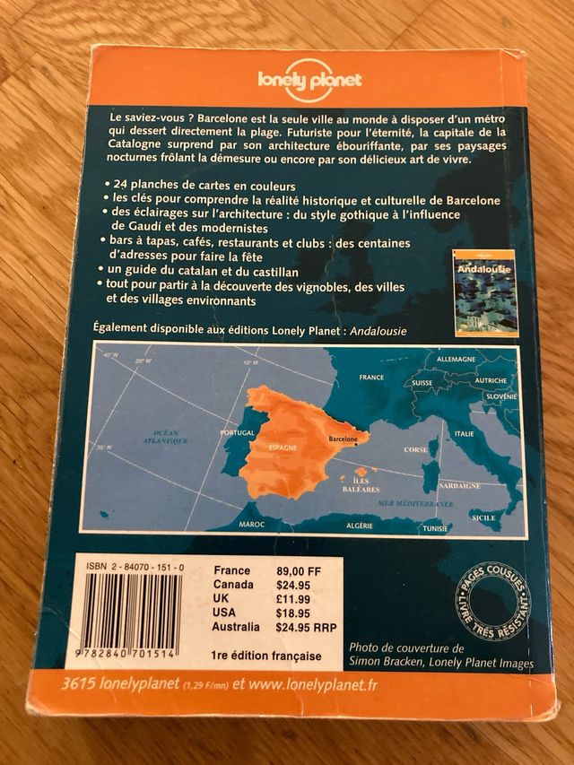 Lonely Planet Barcelone