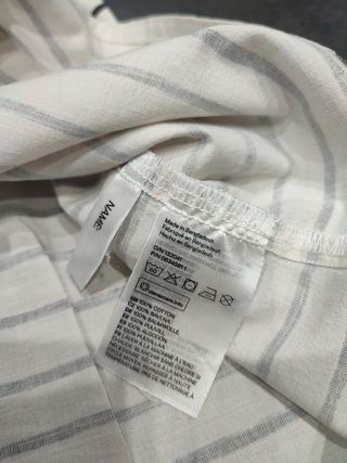 Vestito bimba righe panna nero 3 anni