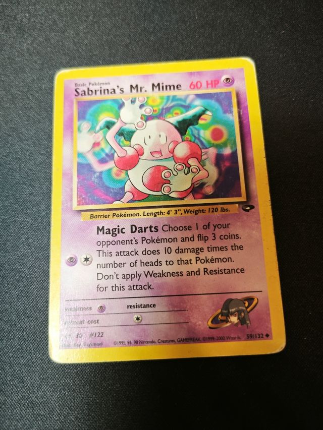 Lotto 5 Carte Pokémon rare (1995)