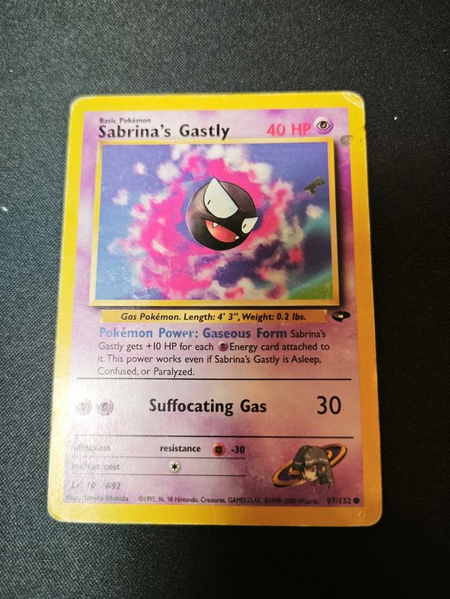 Lotto 5 Carte Pokémon rare (1995)