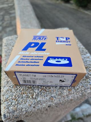 20 Discos para inox 115x1mm