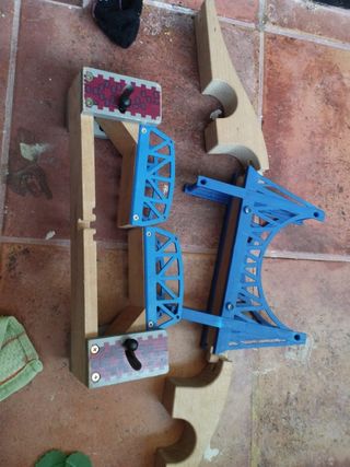 Puente de madera tren juguete ikea
