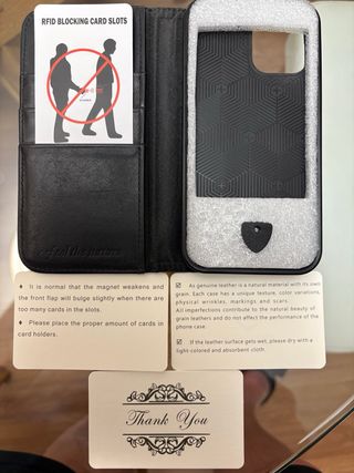 Funda Shieldon iPhone 6.1”- Negra Precio orig. 31€