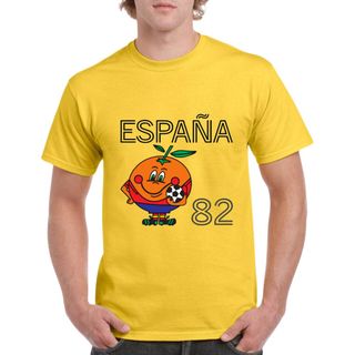 Camiseta unisex algodón "NARANJITO ESPAÑA '82"