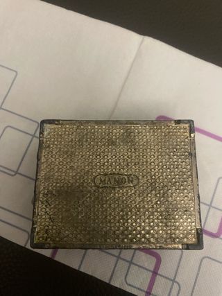 Caja vintage metal y madera