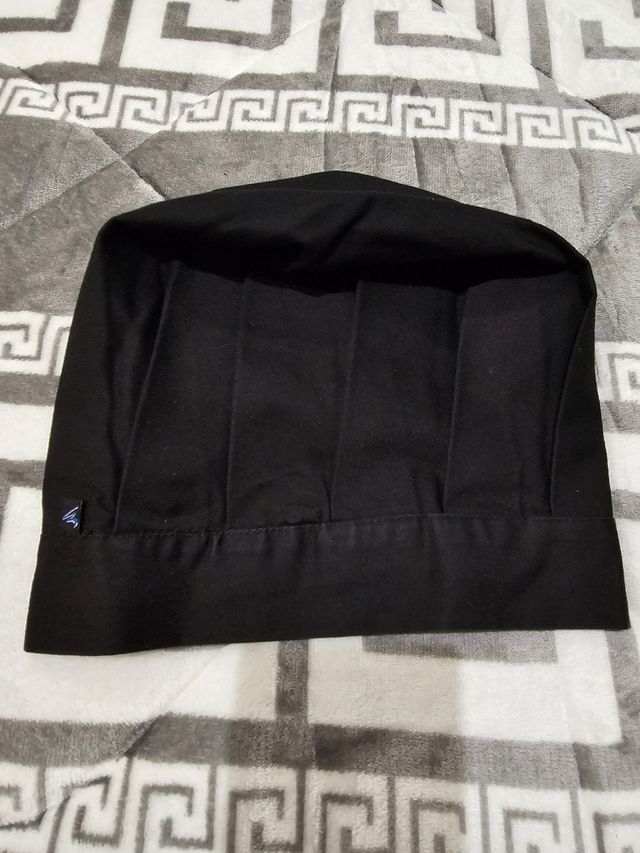 Gorro de cocinero negro