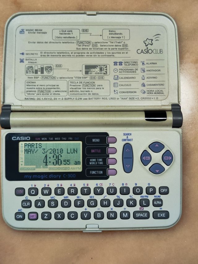 Casio My Magic Diary C-300 Agenda Electrónica.