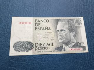 Billete 10000 Pesetas año 1985