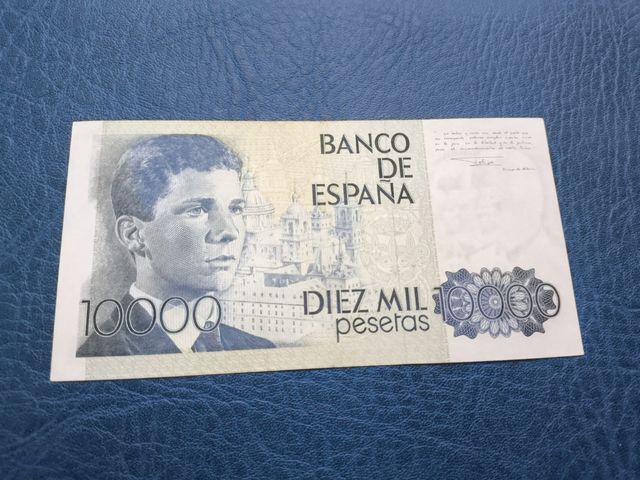 Billete 10000 Pesetas año 1985