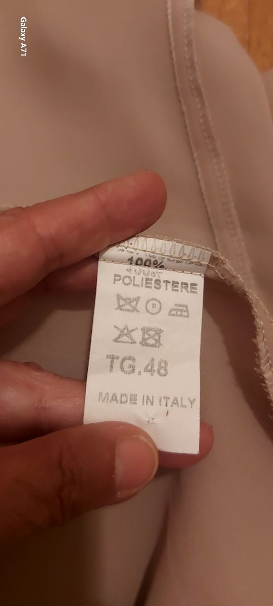 Gonna lunga beige spacco