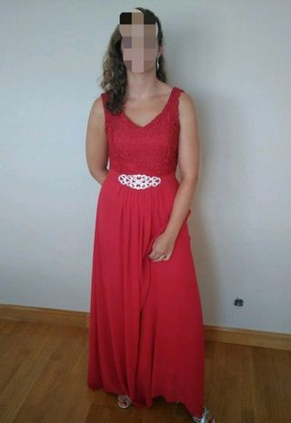 URGE Vestido rojo fiesta talla L