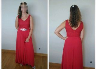 URGE Vestido rojo fiesta talla L