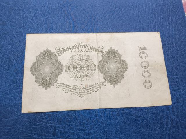 Billete 10.000 Marcos 1922 Alemania