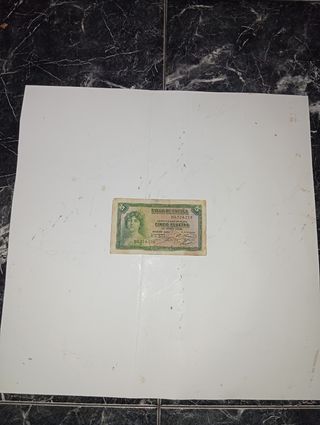 Billetes antiguos España. Pesetas