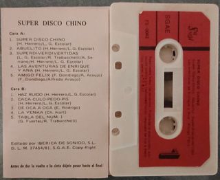 Casete Súper Disco Chino Infantil