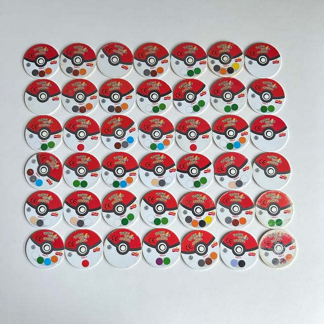 42 tazos atack Pokemon