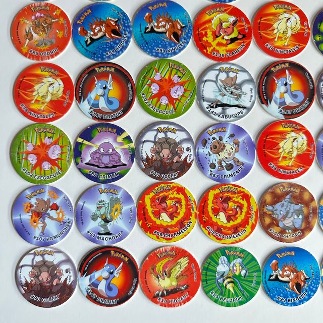 42 tazos atack Pokemon