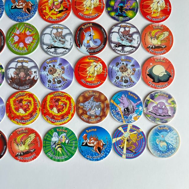 42 tazos atack Pokemon