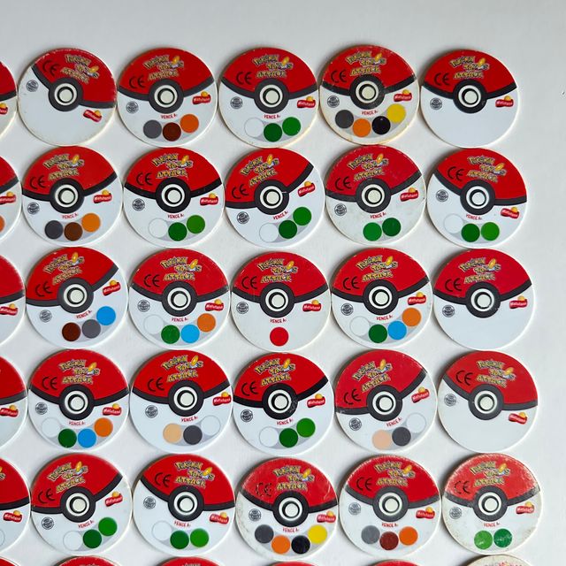 42 tazos atack Pokemon