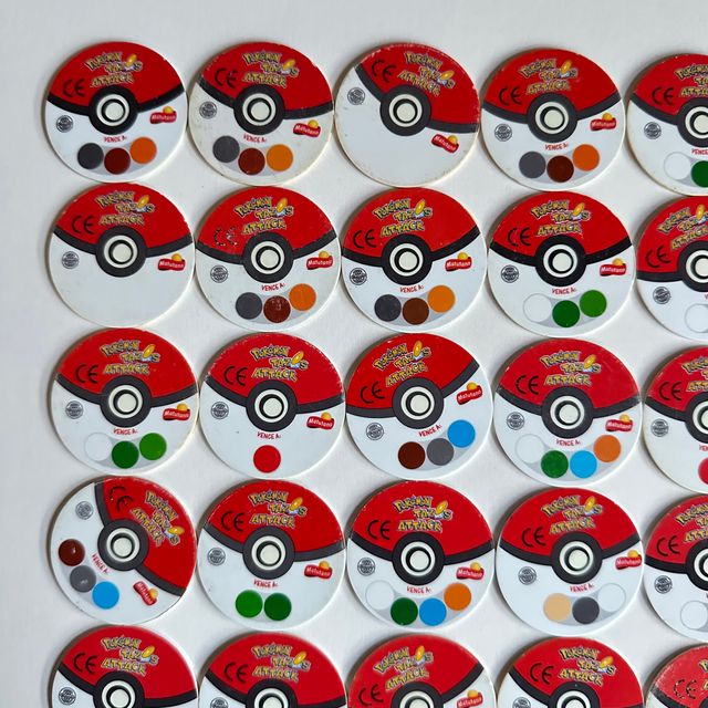 42 tazos atack Pokemon