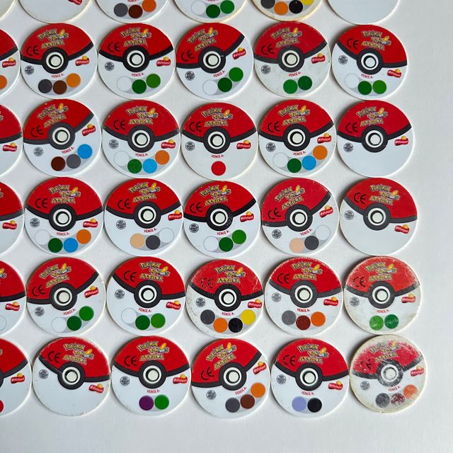 42 tazos atack Pokemon