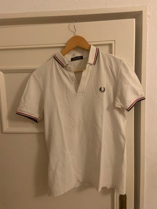 Polo Fred Perry blanco
