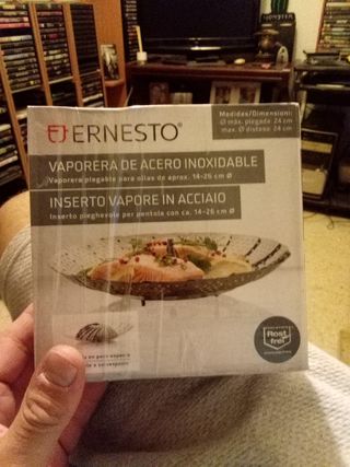 Vaporera acero inoxidable Ernesto