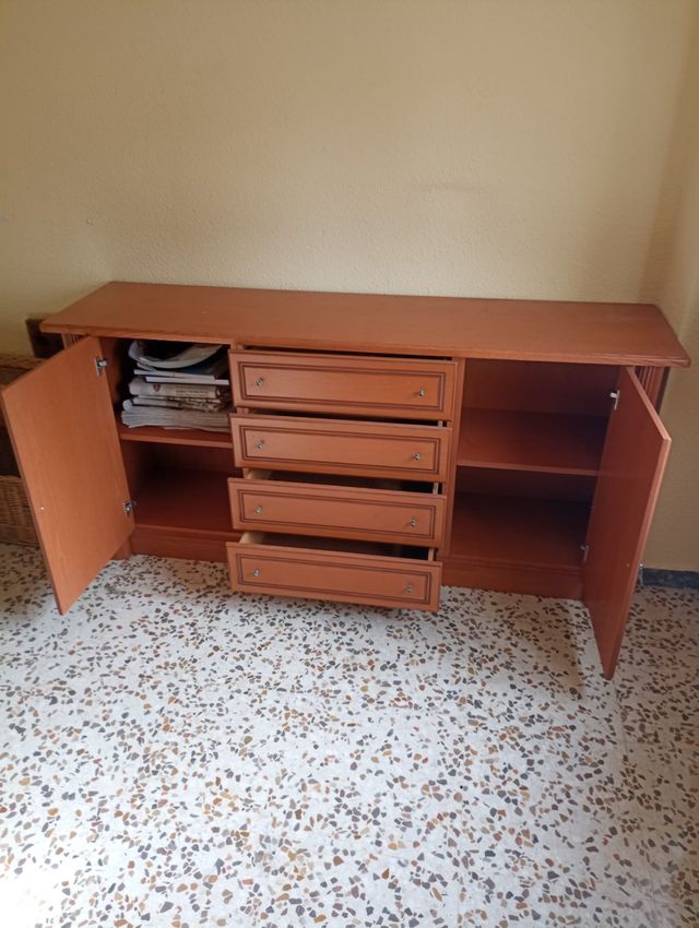 Mueble madera salón - 2 puertas
