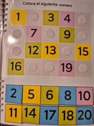 Libro de actividades de 1 a 2 años