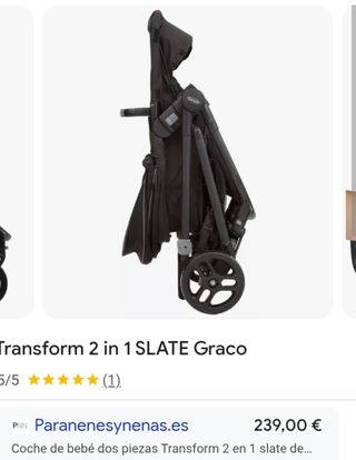 Cochecito bebé 2 en 1 Graco