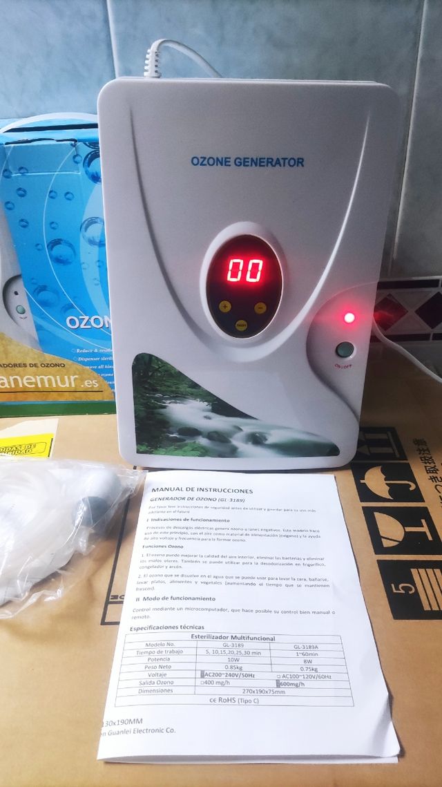 Generador Ozono DENEST 600mg/h