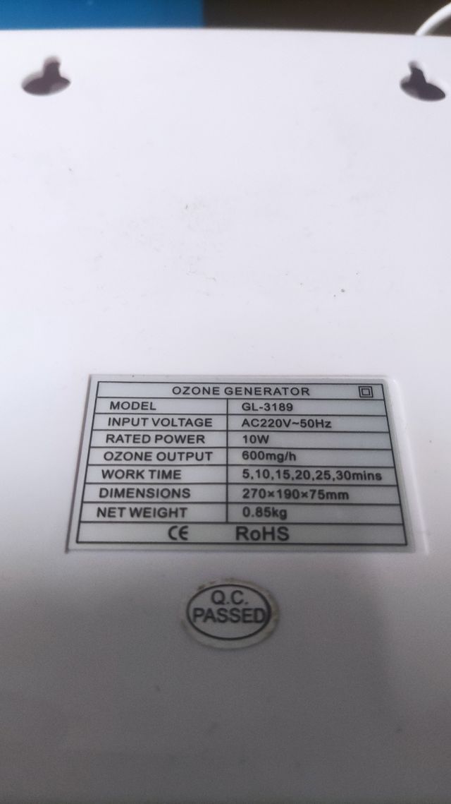 Generador Ozono DENEST 600mg/h