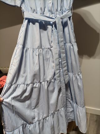 Vestido azul a rayas - NUEVO