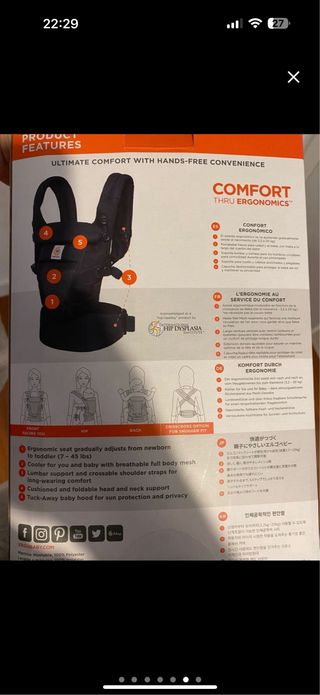 Ergo Baby Adapt Cool Air