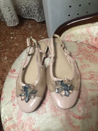 Sandalias Zara rosa 38
