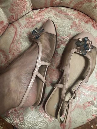 Sandalias Zara rosa 38