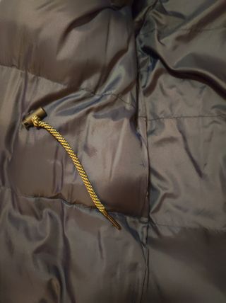 Chaqueta Pluma Caqui - Azul
