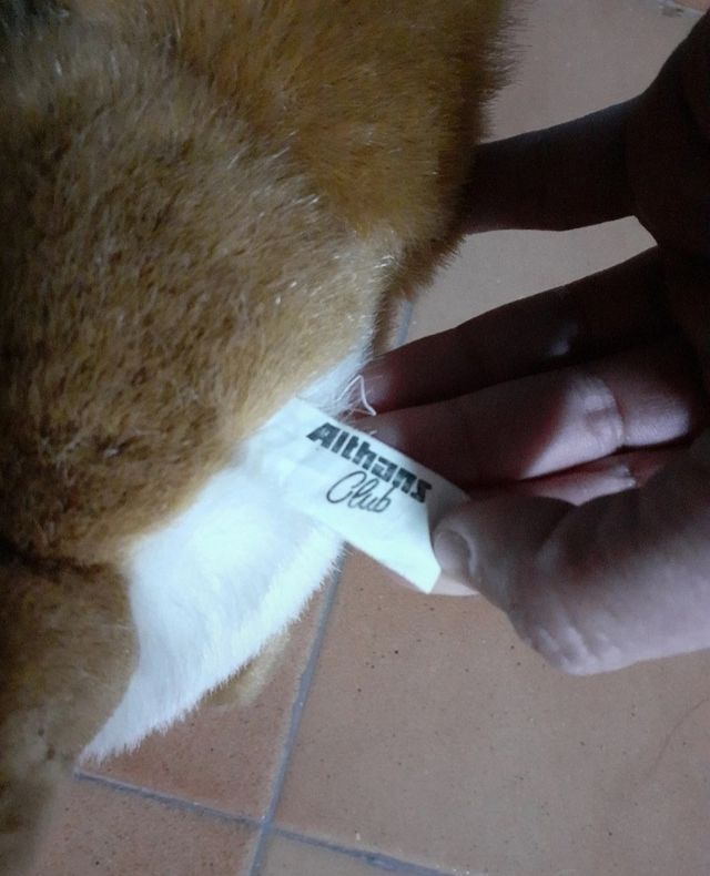 Peluche Ardilla Althans Club