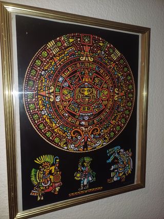 Cuadro Calendario Azteca