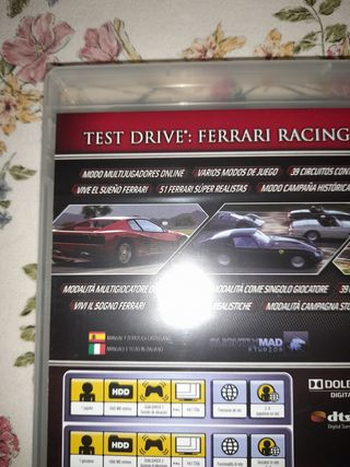 🇪🇦PRECINTADO.Juego Ps3 Test Drive Ferrari Racing