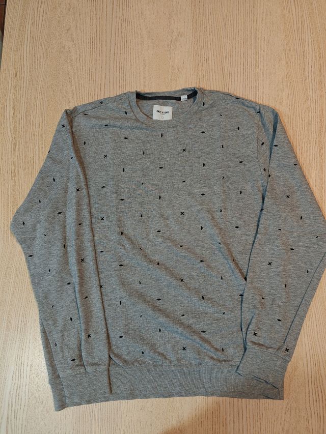 Sudadera gris Only & Sons - Talla L