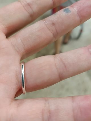 Anillo mozárabe plata negra acero quirúrgico 