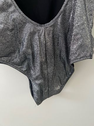 Bañador Calzedonia metalizado